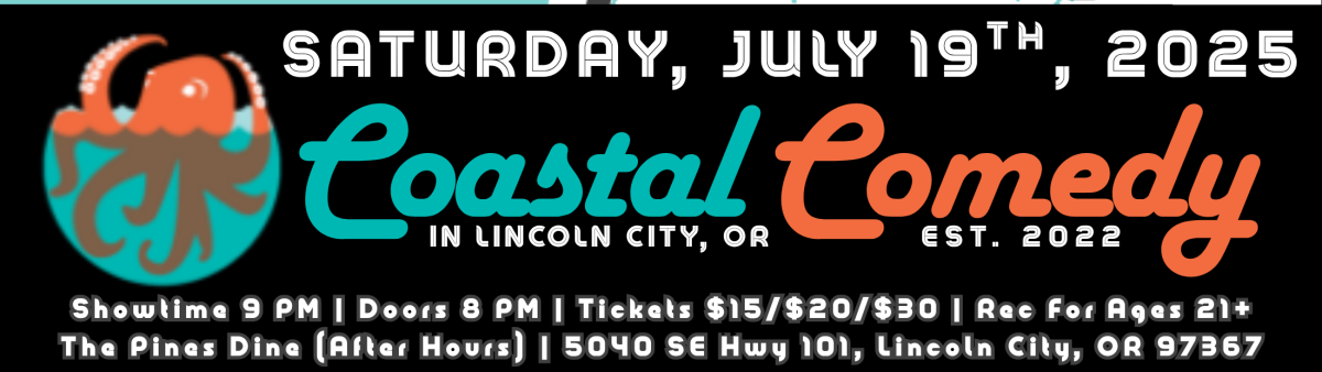 Coastal Comedy at The Pines Dine in Lincoln City, OR ft. Brent Lowrey & More on July 19th!